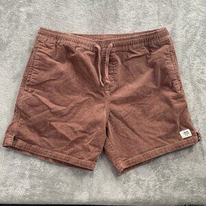 KATIN Cord Local Shorts Men’s XL Dark Clay Drawstring Corduroy Outdoor Preppy